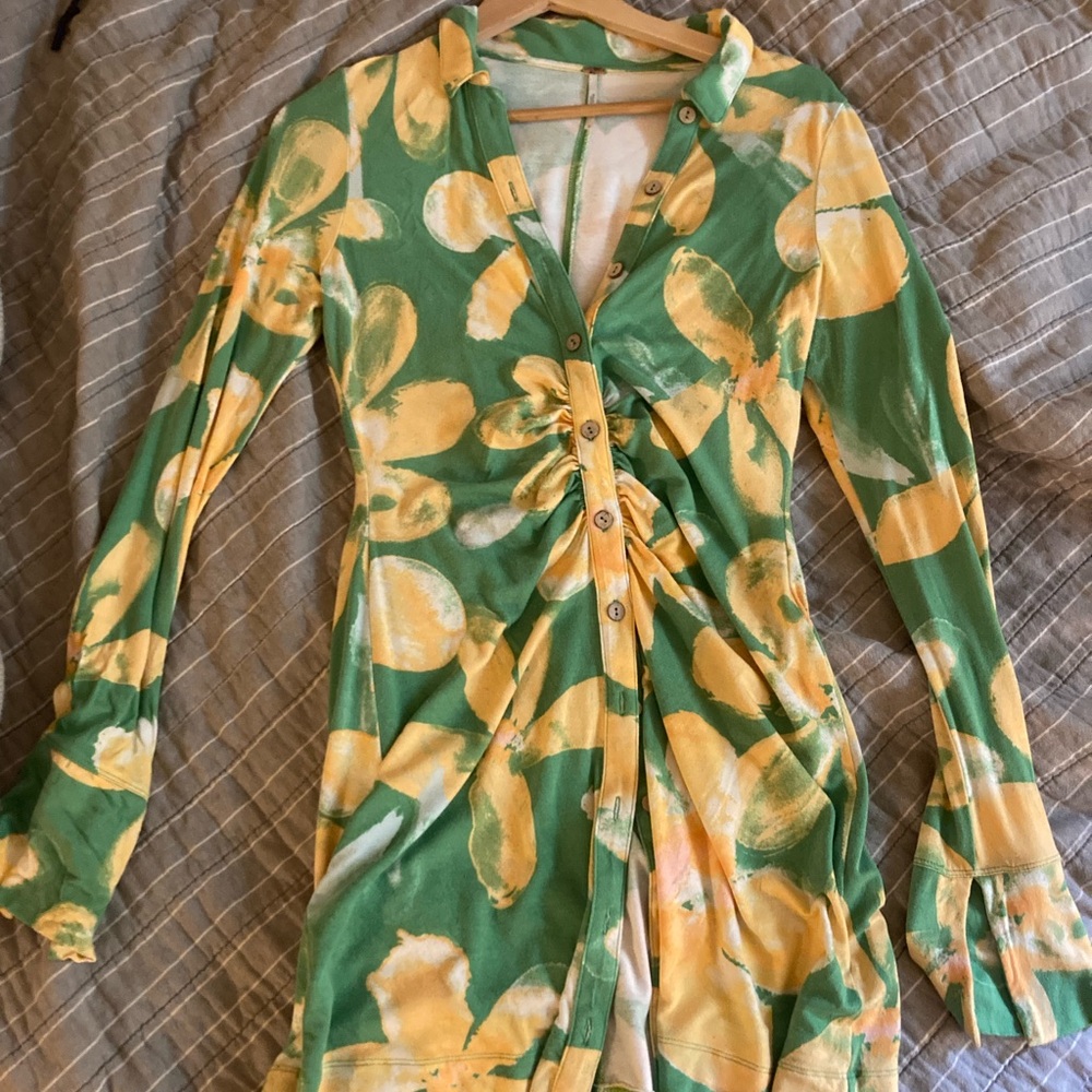 Free People Shayla Mini Dress- Retro Floral